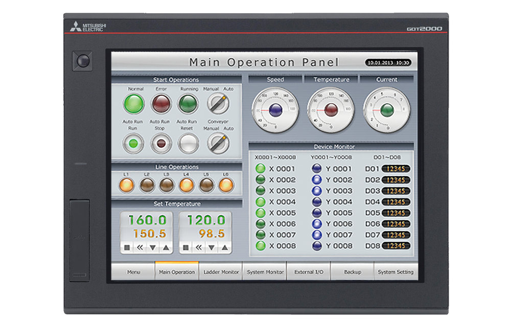 Mitsubishi Electric Automation, Inc. Includes HDMI Port Option on GT27 Series of Human Machine Interfaces